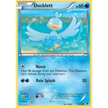 Sběratelská karetní hra Pokémon EPO 26/98 Ducklett - Emerging Powers Stav: Excellent, Verze: NORMAL