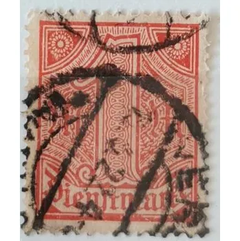 Sběratelství Známka Německo, Reich, 1Mk., Mi.30#