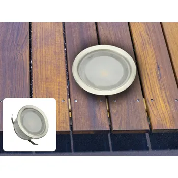 Dekorativní svítidlo NEDES LFL123 LED venkovní zápustné svítidlo NEDES 2, 0,4W, 60lm, kulaté, neutrální bílá