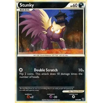Karetní hra Pokémon UD 069/090 Stunky - Undaunted Stav: Excellent, Verze: NORMAL