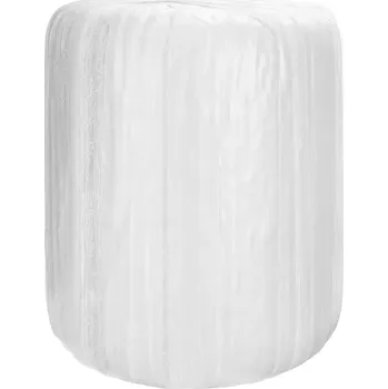 Obalový materiál vidaXL Zemědělská strečová fólie bílá 25 µm 75 cm x 1500 m