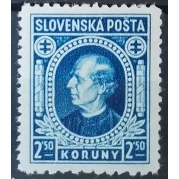 Sběratelství Známka Slovenský štát, 2.50Kc, Pof.31**