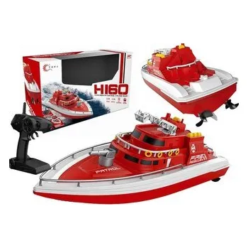 RC model auta Łódź HI60 zdalnie sterowana R/C 1:28 czerwona