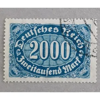 Sběratelství Známka Německo, Reich, 2000Mk., Mi.253#