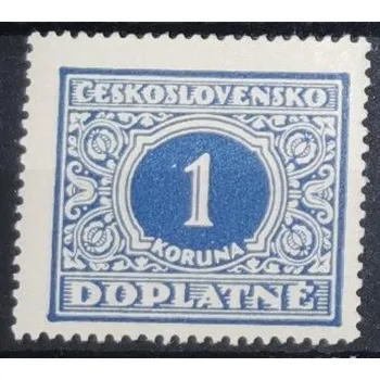 Sběratelství Známka ČSR, 1 Kč, Pof.DL62 **