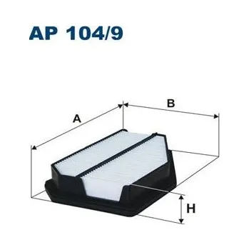 Vzduchový filtr Vzduchový filtr FILTRON AP 104/9