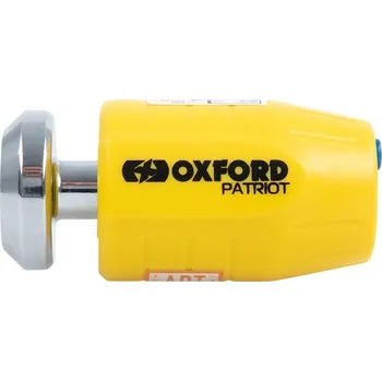 Motozámek Zámek kotoučové brzdy Patriot, OXFORD (průměr čepu 14 mm, žlutý)