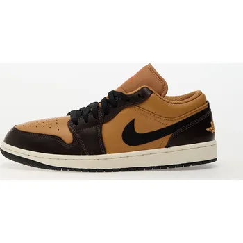 Pánské tenisky Tenisky Air Jordan 1 Low SE Flax/ Black-Baroque Brown-Vintage Coral EUR 41