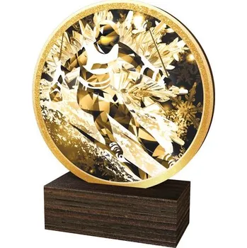 Poháry Bauer Dřevěná plaketa TFRW754 | Sjezdové lyžování