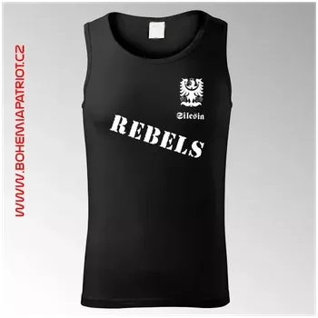 Pánské tílko Tílko s potiskem Silesia 13TI - černá / M