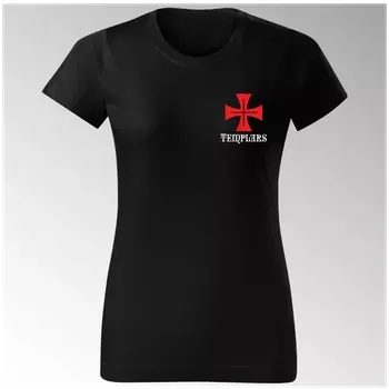 Dámské tričko Dámské tričko Templář 2TD - černá / XXL