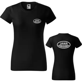 Dámské tričko Dámské tričko JAWA 2TD - černá / XL / bílá