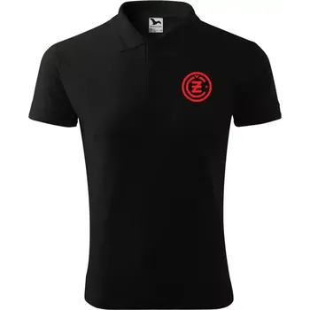 Pánská košile Polokošile ČZ Čezeta 3K - černá / L / červená