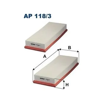 Autodíl Vzduchový filtr FILTRON AP 118/3-2x