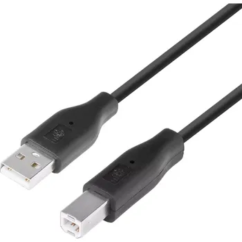 Datový kabel Kabel USB AM-BM 1.8 m černý