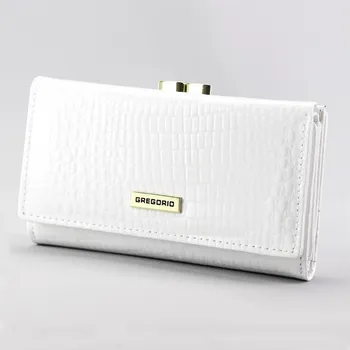 Dámská kožená peněženka Gregorio bílá KZ2255194