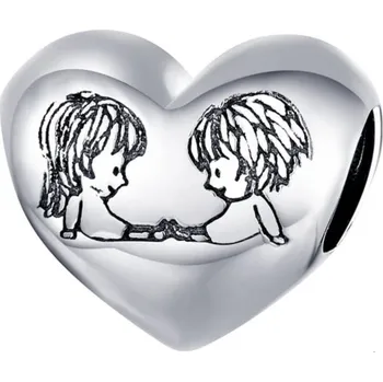 Přívěsek NUBIS® Stříbrný přívěšek korálek na náramek - B0096