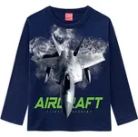 Chlapecké tričko KYLY AIRCRAFT modré Velikost: 92