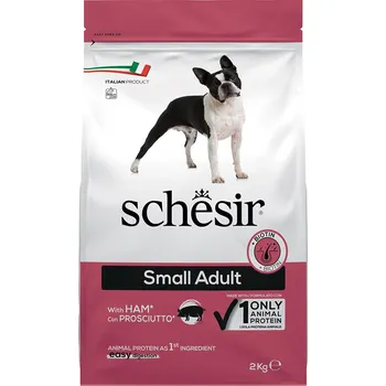 Krmivo pro psa 2kg Schesir Dog Small Adult se šunkou granule pro psy