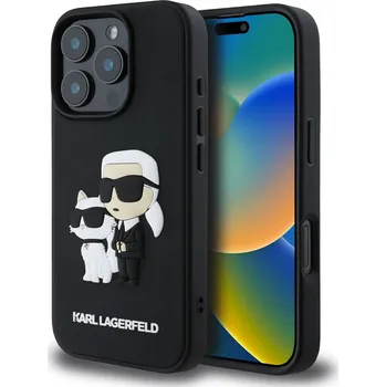 Pouzdro na mobilní telefon Karl Lagerfeld 3D Rubber Karl and Choupette Zadní Kryt pro iPhone 14/14 Pro/14 Pro Max Typ: iPhone 14 pro
