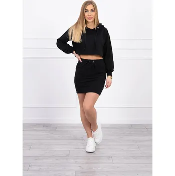 Souprava halenky se sukní černá UNI