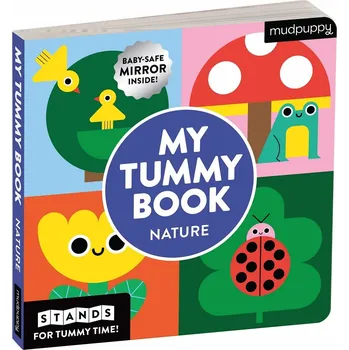 Výuková hračka Mudpuppy Oboustranná knížka se zrcátkem Příroda