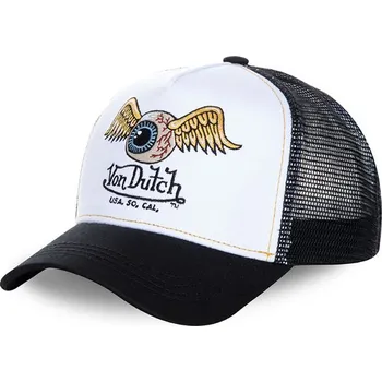 Kšiltovka Von Dutch Eyes baseball cap white/black