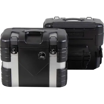 Zavazadlo na motocykl Hepco & Becker Boční kufry Hepco Becker Gobi 2 x 31l černo stříbrné