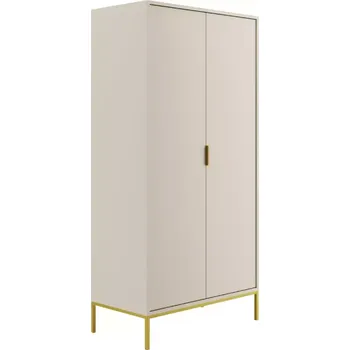Šatní skříň Šatní skříň Austin 100 cm kašmír/zlatá