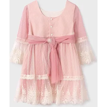 Kojenecké šaty Abel & Lula dívčí tylové šaty 5046 - 30 Velikost: 110 Slavnostní