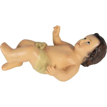 Bytová dekorace Dekorace figurka malý ležící Ježíšek Jesus L - 20*15*37 cm