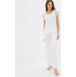 Luisa Moretti Dámské bambusové pyžamo SUSANA Barva: Krémová, Velikost: M