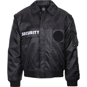 Pánská větrovka FOSTEX Bunda SECURITY s vložkou a odepín. rukávy ČERNÁ M ČERNÁ - BLACK