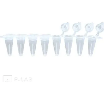 Laboratorní baňka PCR mikrozkumavky v proužku 0,1 ml | NIPPON Genetics (Popis: PCR mikrozkumavky v proužku 0,1 ml, Typ víčka: Ploché ve stripu, Balení (ks): 120)