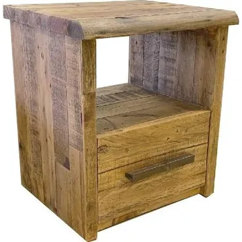 Noční stolek Noční stolek masiv Sacramento recyklovaná borovice