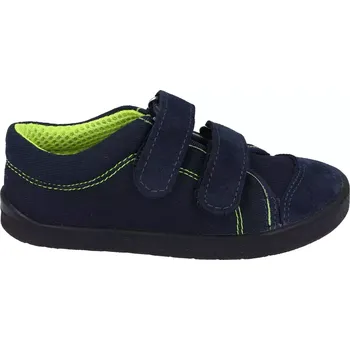 Dívčí tenisky Plátěné tenisky EF Barefoot dark blue 31