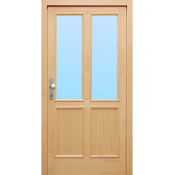 Vchodové dveře Truhlárna Vchodové dřevěné dveře DARINA 2S2K (68mm) Rozměr dle ČSN: 80 / 197, Orientace Dveří: Levé
