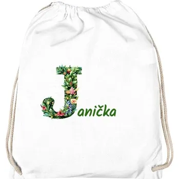 Sportovní vak Vak na záda s potiskem Janička