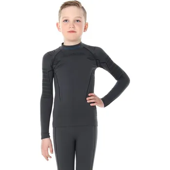 Brubeck Juniorské funkční triko Junior Top Thermo 2023/2024 Černá 140 Dětské
