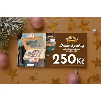 Dárkový potravinový koš Chocolenka Elektronický dárkový poukaz 250 Kč