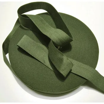 Lemovací proužek PES 15 mm barva khaki