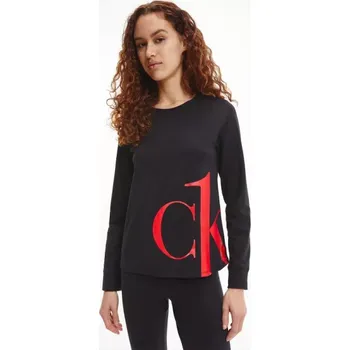 Dámské tričko QS6573/6N9 - dámské triko Calvin Klein, L, černá