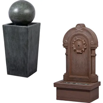 Zahradní dekorace dobar Zahradní fontána s LED osvětlením