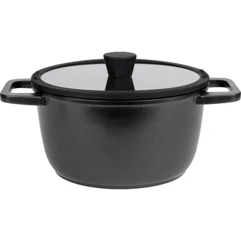 Hrnec LIVARNO home Hliníkový hrnec, Ø 24 cm, 4l, ILAG® (černá)