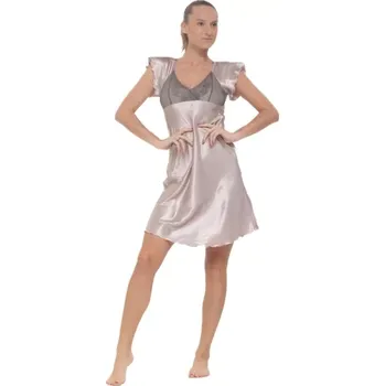 Dámská noční košile Dámská noční košile Follia satén Camilla, M, latte