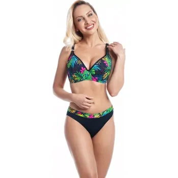 Dámské plavky Sumba K13/04 - plavkové kalhotky Fantasy, 2XL, černá