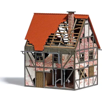Modelová železnice H0 - Zchátralý dům / Busch 1667
