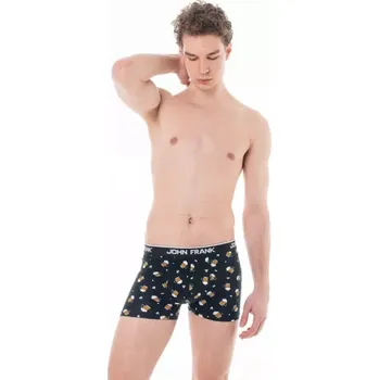 Boxerky JFBD245 - pánské boxerky John Frank, 2XL, mix vzor