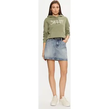 Pánská mikina Tommy Jeans Mikina DW0DW20170 Zelená Regular Fit 1XL