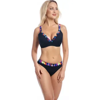 Dámské plavky Fany K13/04 - plavkové kalhotky Fantasy, XL, černá